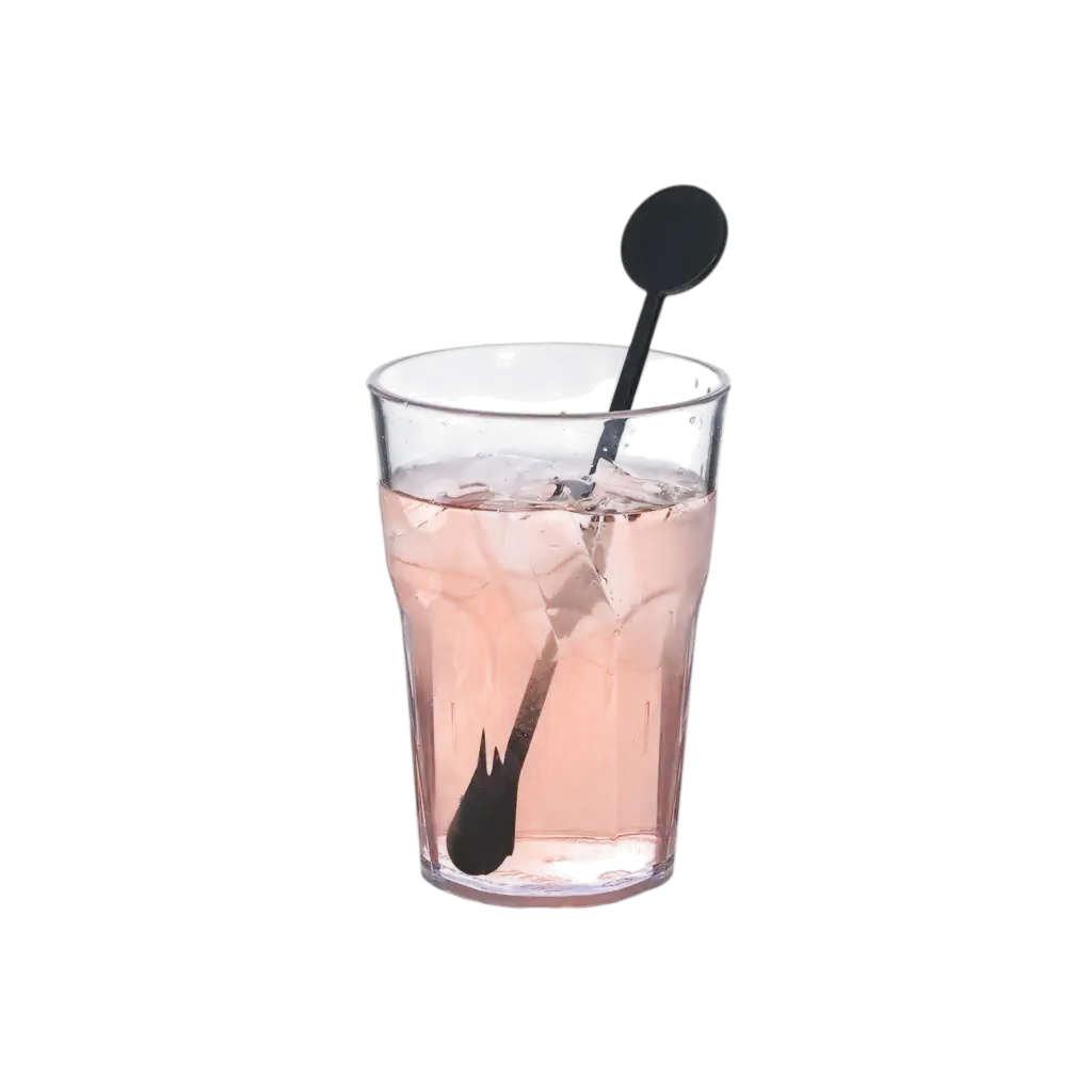 Cocktailrührer 17cm aus schwarzem PP (Mojito, Caipi) - wiederverwendbar (100 Stück)