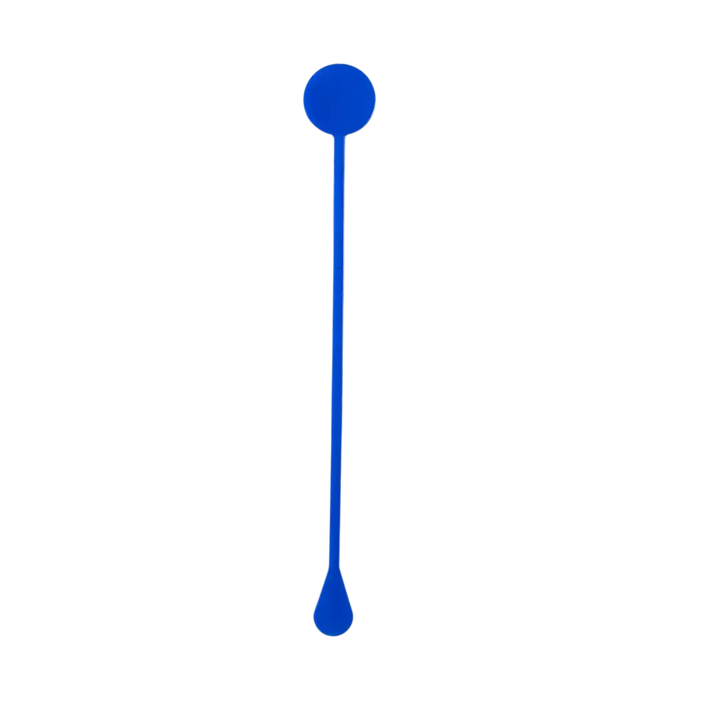 Cocktailrührer Standard 22cm aus blauem PP - wiederverwendbar (100 Stück)