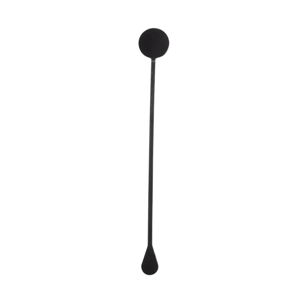 Cocktailrührer Standard 22cm aus schwarzem PP - wiederverwendbar (100er Pack)