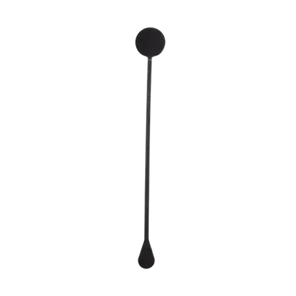 Cocktailrührer Standard 22cm aus schwarzem PP - wiederverwendbar (100er Pack)