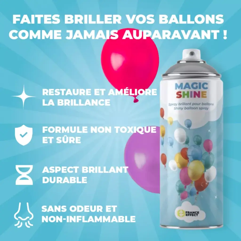 Magic Shine® - Glanzspray für Latexballons - 500ml