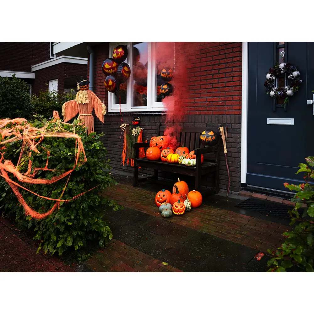 Halloween Ballon Gruselkürbis