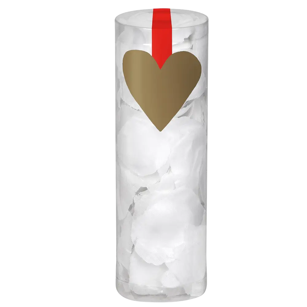 288 Weiße Rosenblätter
