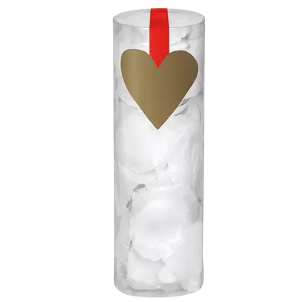 288 Weiße Rosenblätter