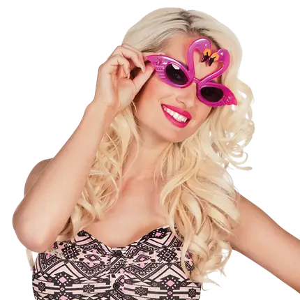Flamingo-Brille