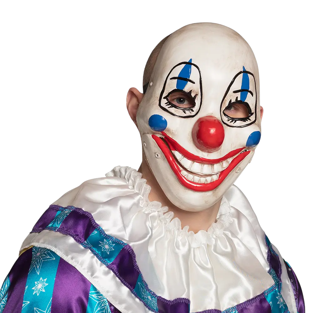 Abnehmbare gruselige Clownsmaske