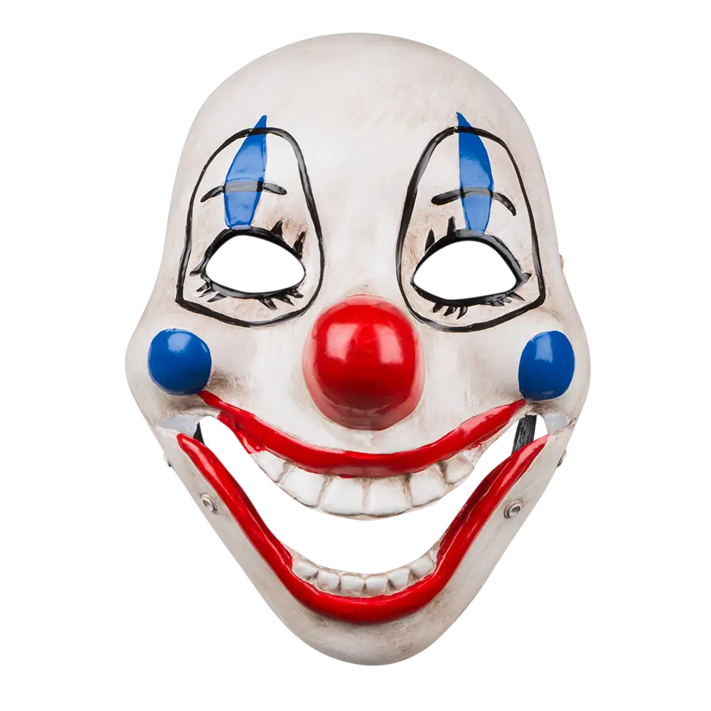 Abnehmbare gruselige Clownsmaske