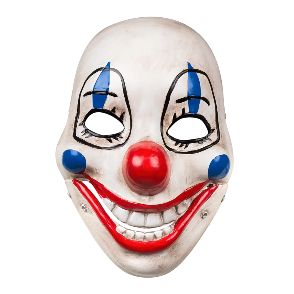 Abnehmbare gruselige Clownsmaske