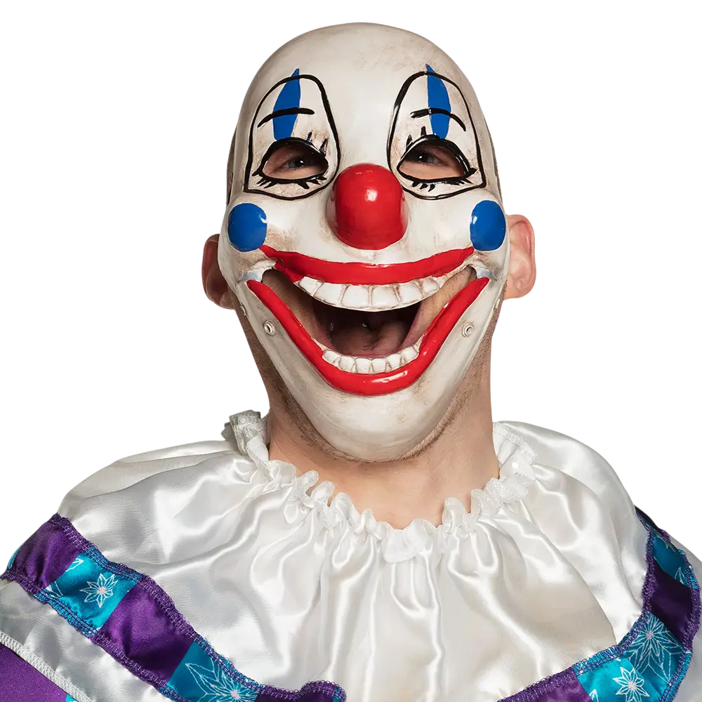Abnehmbare gruselige Clownsmaske