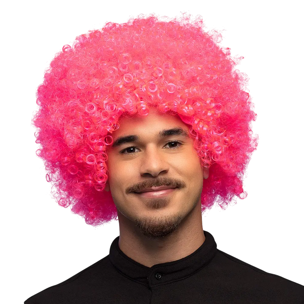 Perücke Groove knallpink