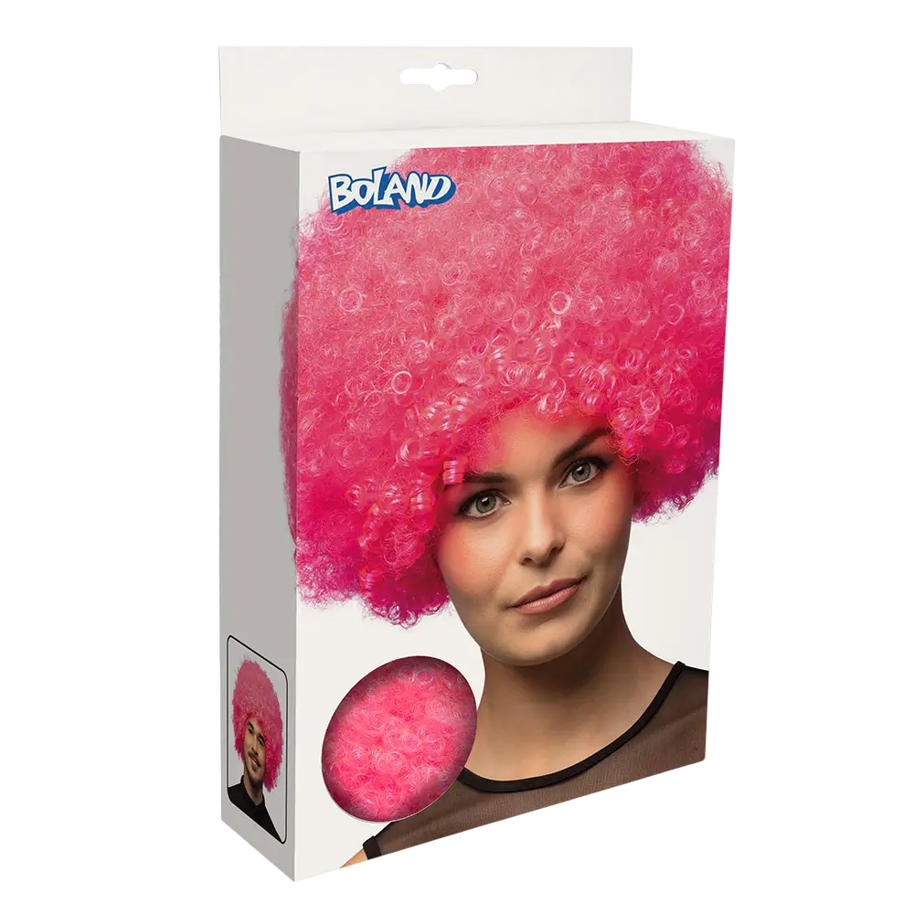 Perücke Groove knallpink