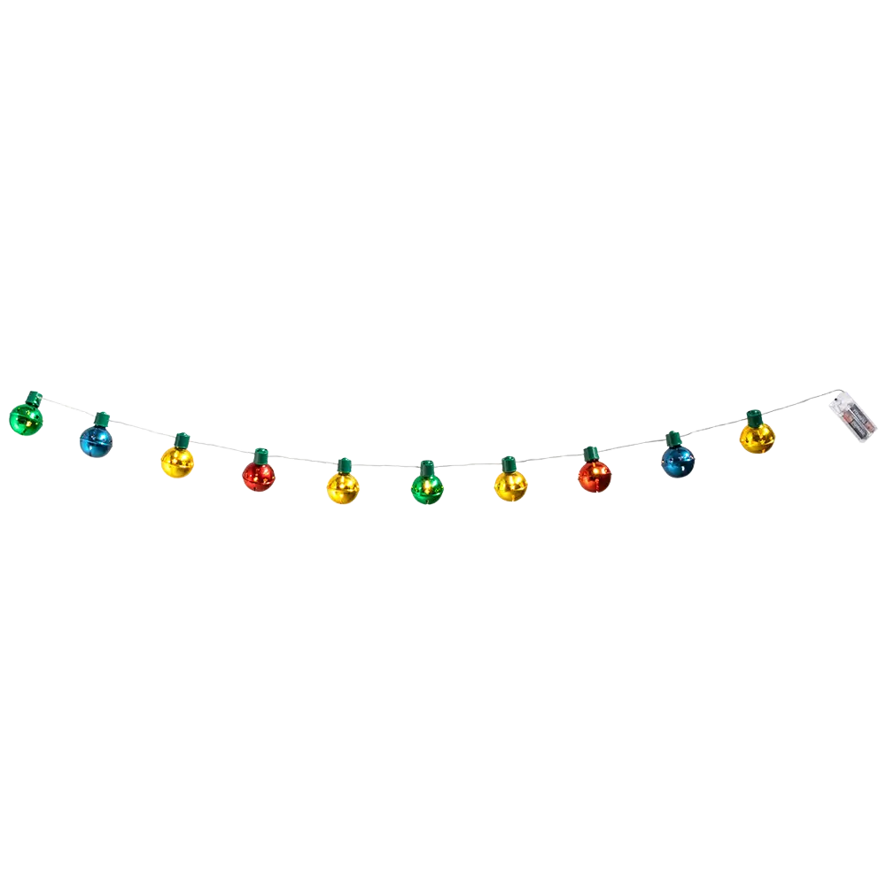 LED-Lichterkette Weihnachtsglocken
