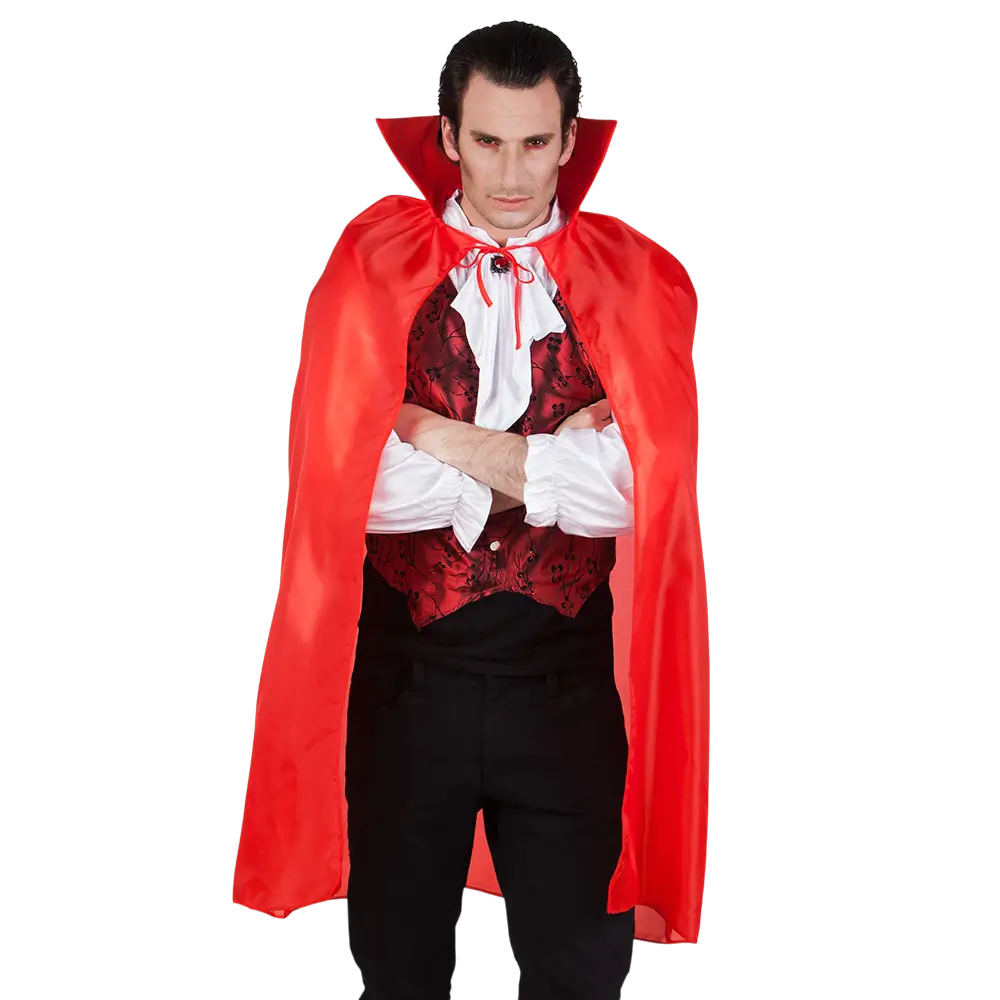 Roter Vampir-Umhang für Erwachsene