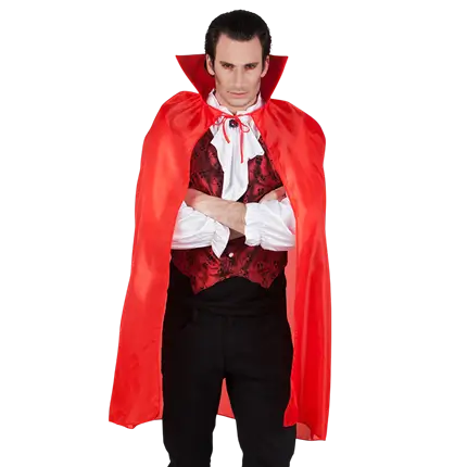 Roter Vampir-Umhang für Erwachsene