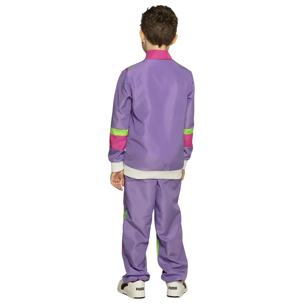 Kinder Retro-Trainingsanzug Neon Lila - 7-9 Jahre