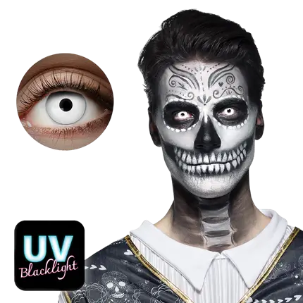 Weiße UV-Blitzlinsen