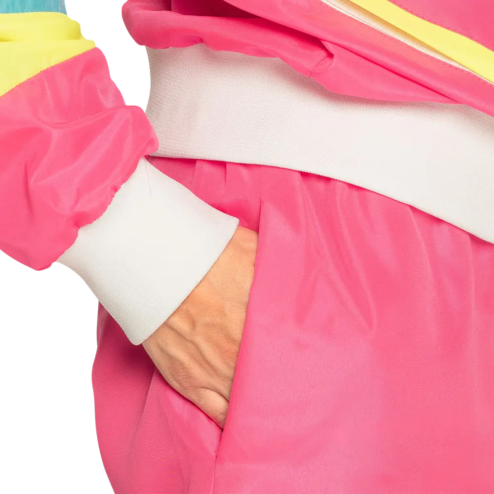 Retro-Trainingsanzug Neon Pink Frau - M