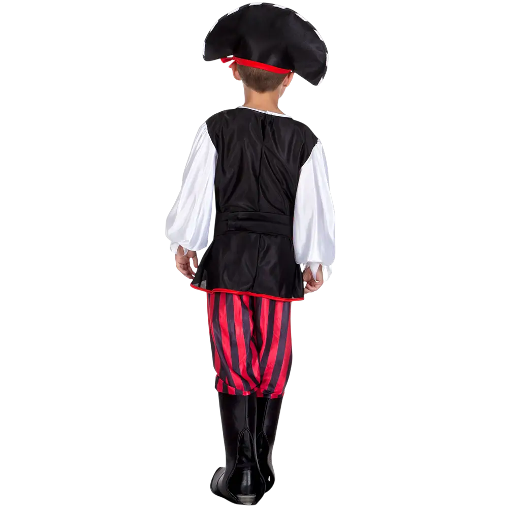 Piratenkostüm mit Totenkopf, Jungen - 7-9 Jahre