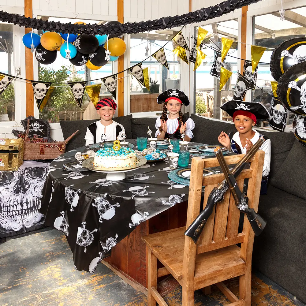 Piratenkostüm mit Totenkopf, Jungen - 7-9 Jahre