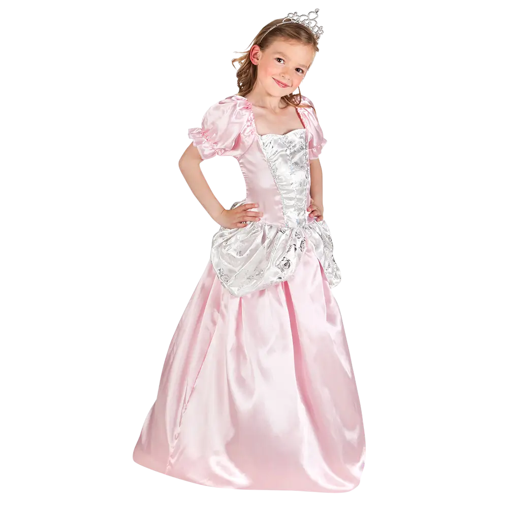 Kostüm Prinzessinnenkleid hellrosa Mädchen - 4-6 Jahre