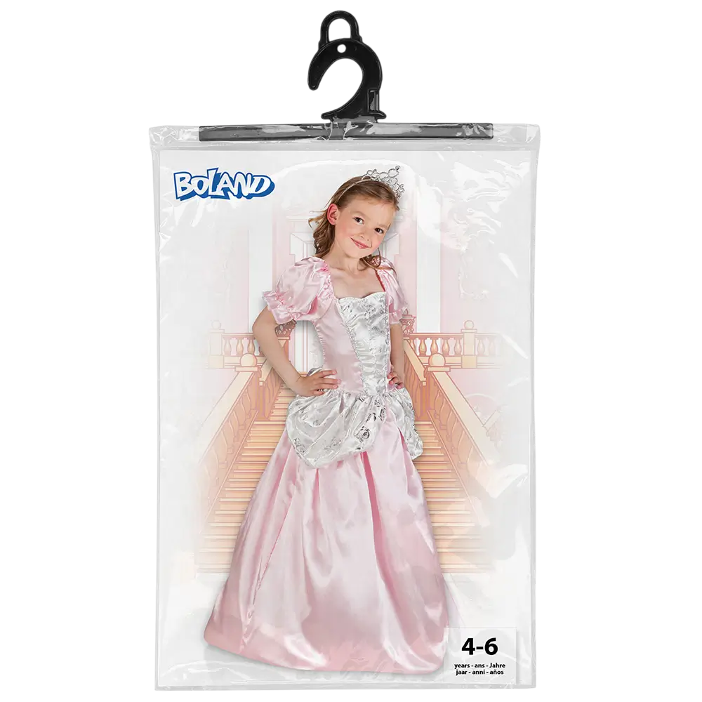 Kostüm Prinzessinnenkleid hellrosa Mädchen - 10-12 Jahre