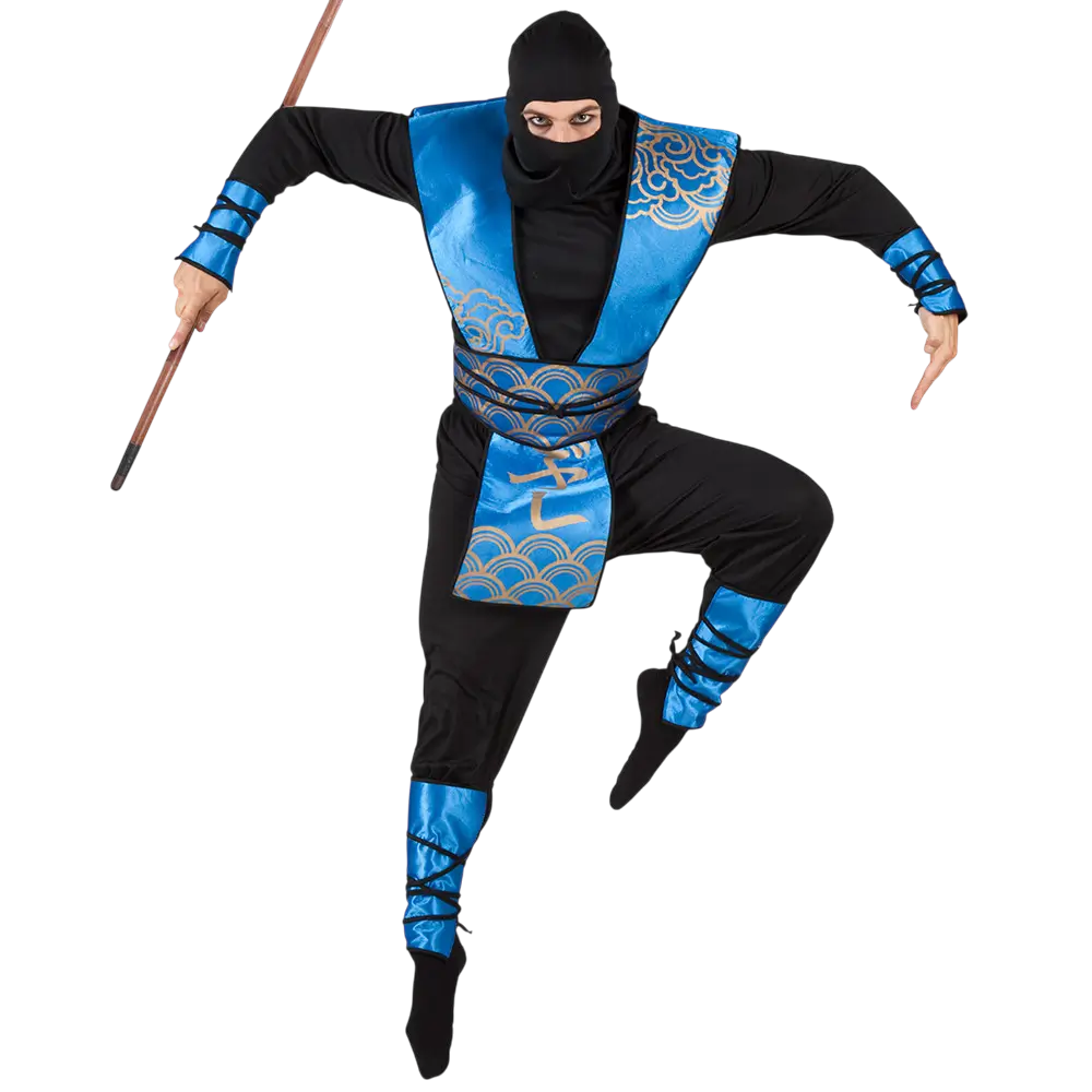 Ninja-Kostüm Wolke Blau Erwachsene - 54/56