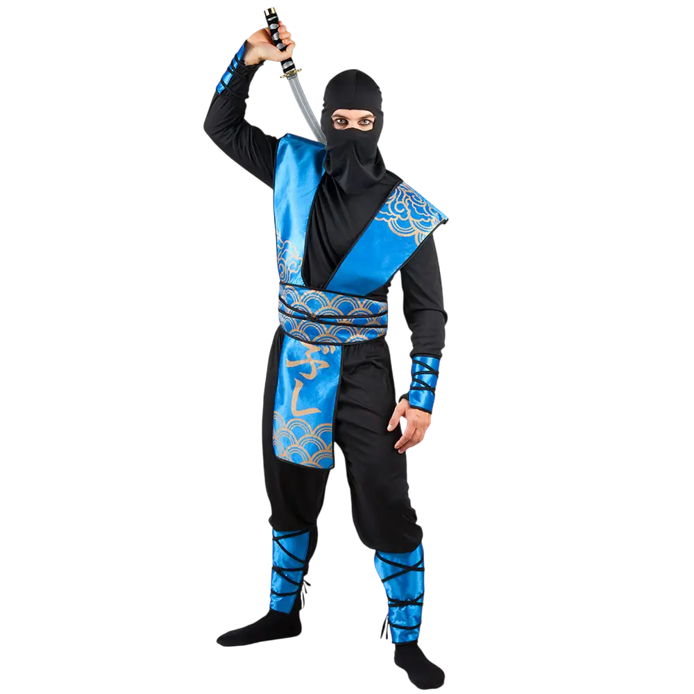 Ninja-Kostüm Wolke Blau Erwachsene - 54/56