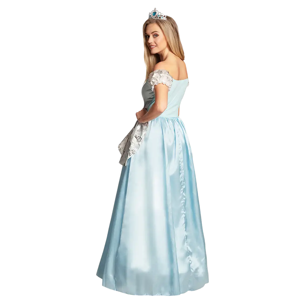 Kostüm Kleid Prinzessin hellblau Frau - 36/38