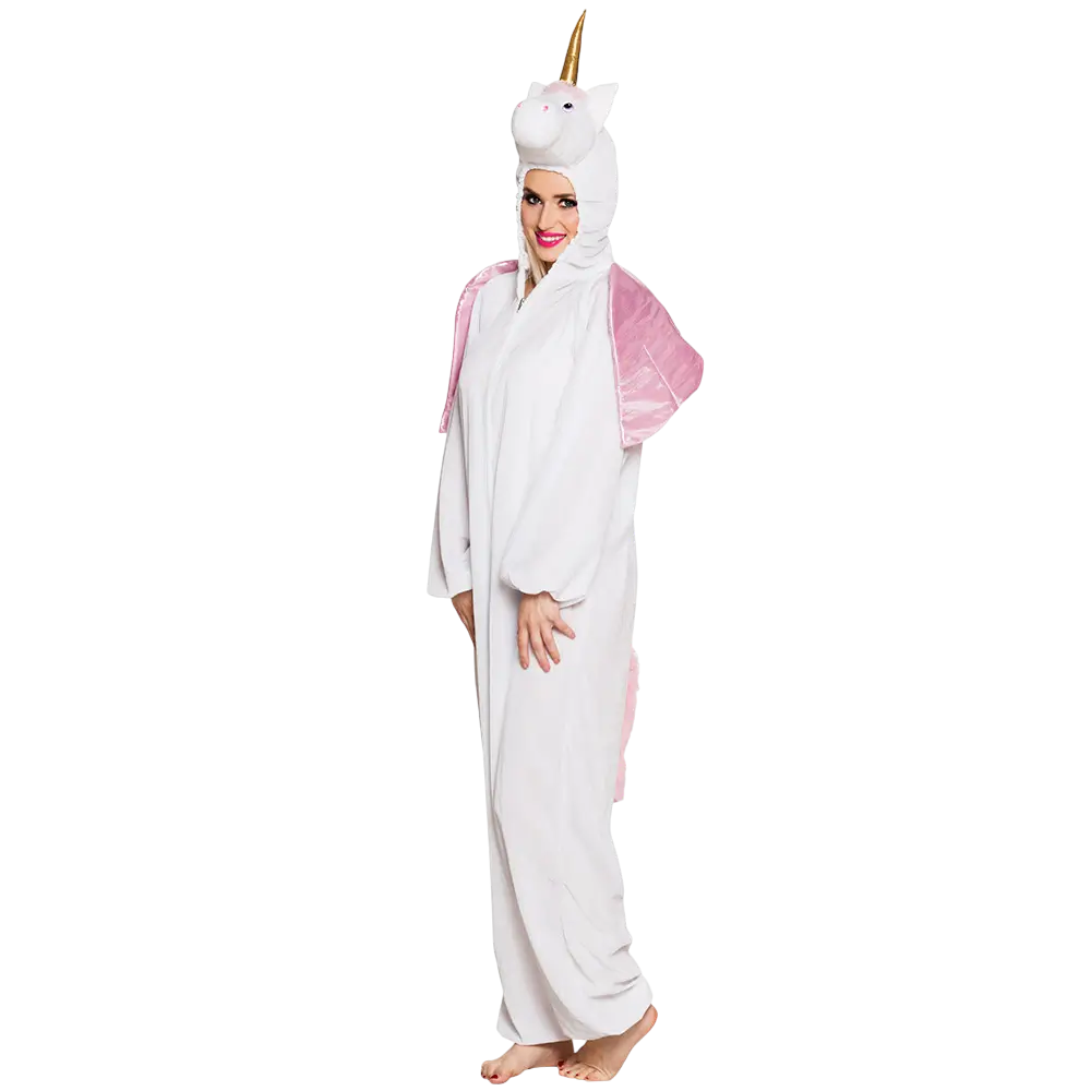 Erwachsenen-Kostüm Einhorn Plüsch