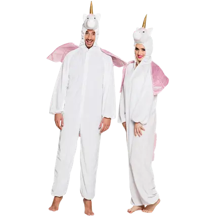 Erwachsenen-Kostüm Einhorn Plüsch