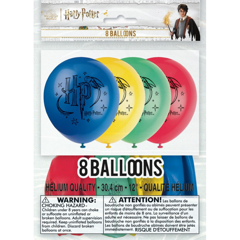 8 Harry Potter-Latex-Luftballons