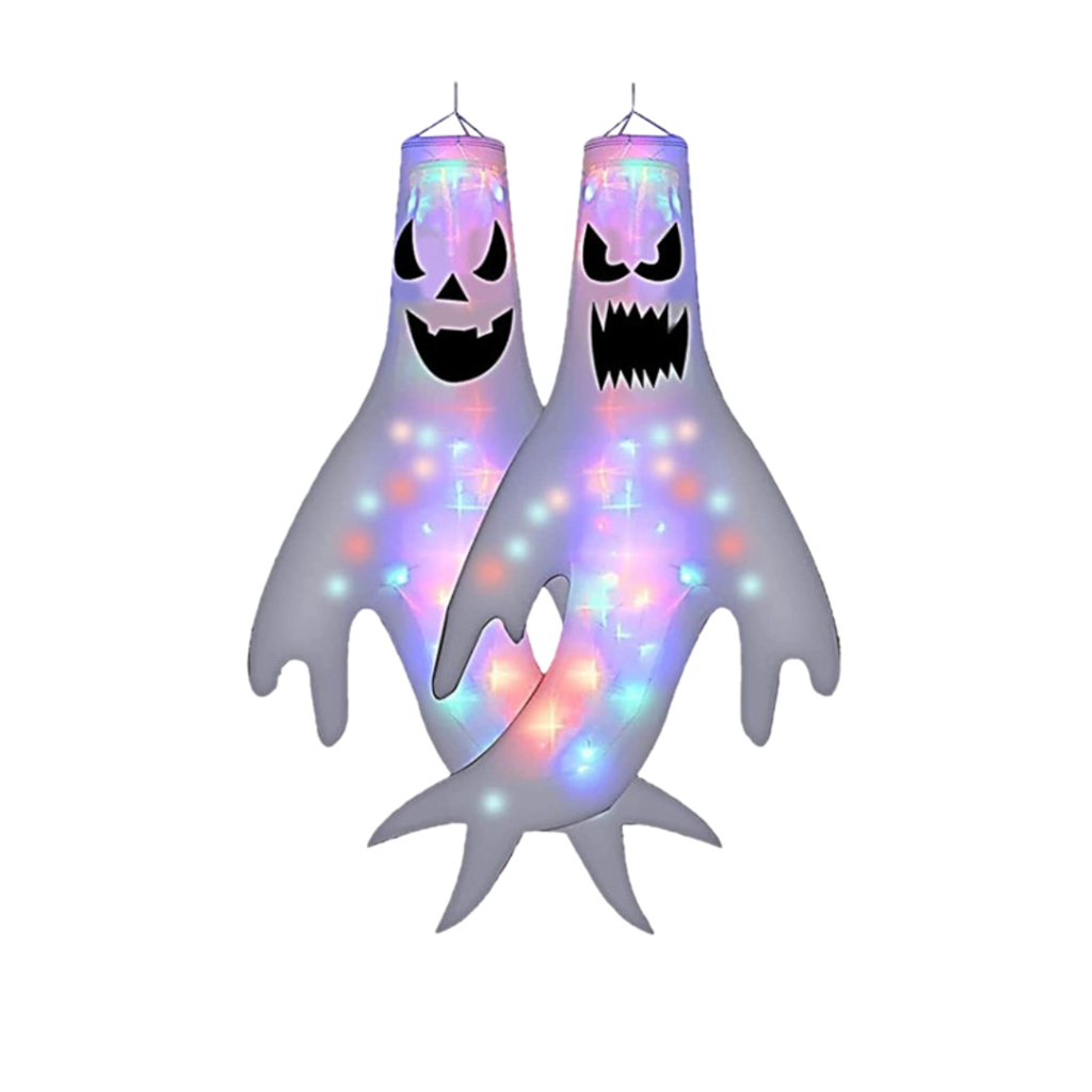 LED-Phantom zum Aufhängen 120 x 63 cm 2 sortierte Designs inkl. Batterien