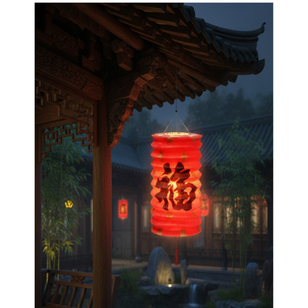 12 chinesische Lampions