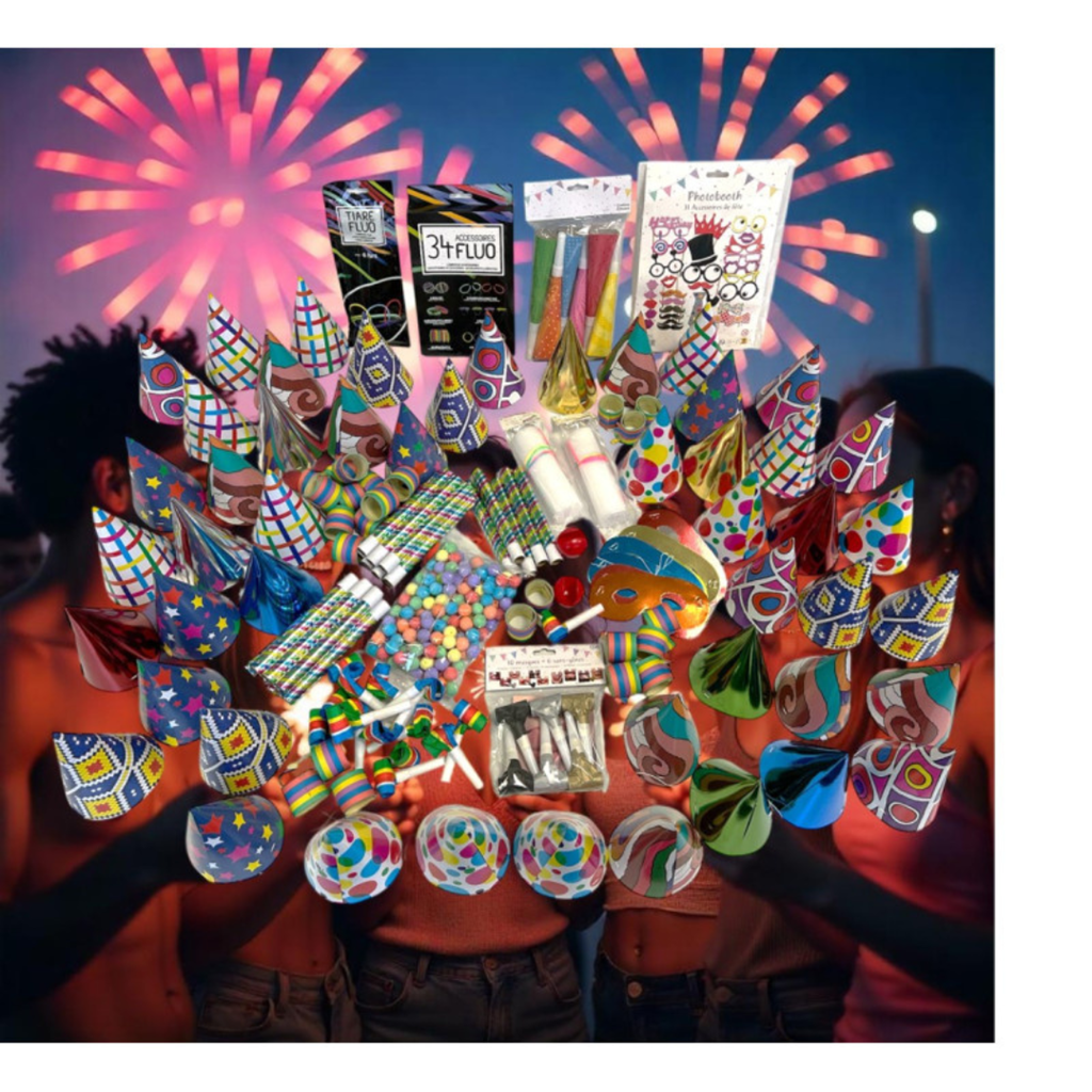 Party-Kit Neujahrskotillons 50 Personen