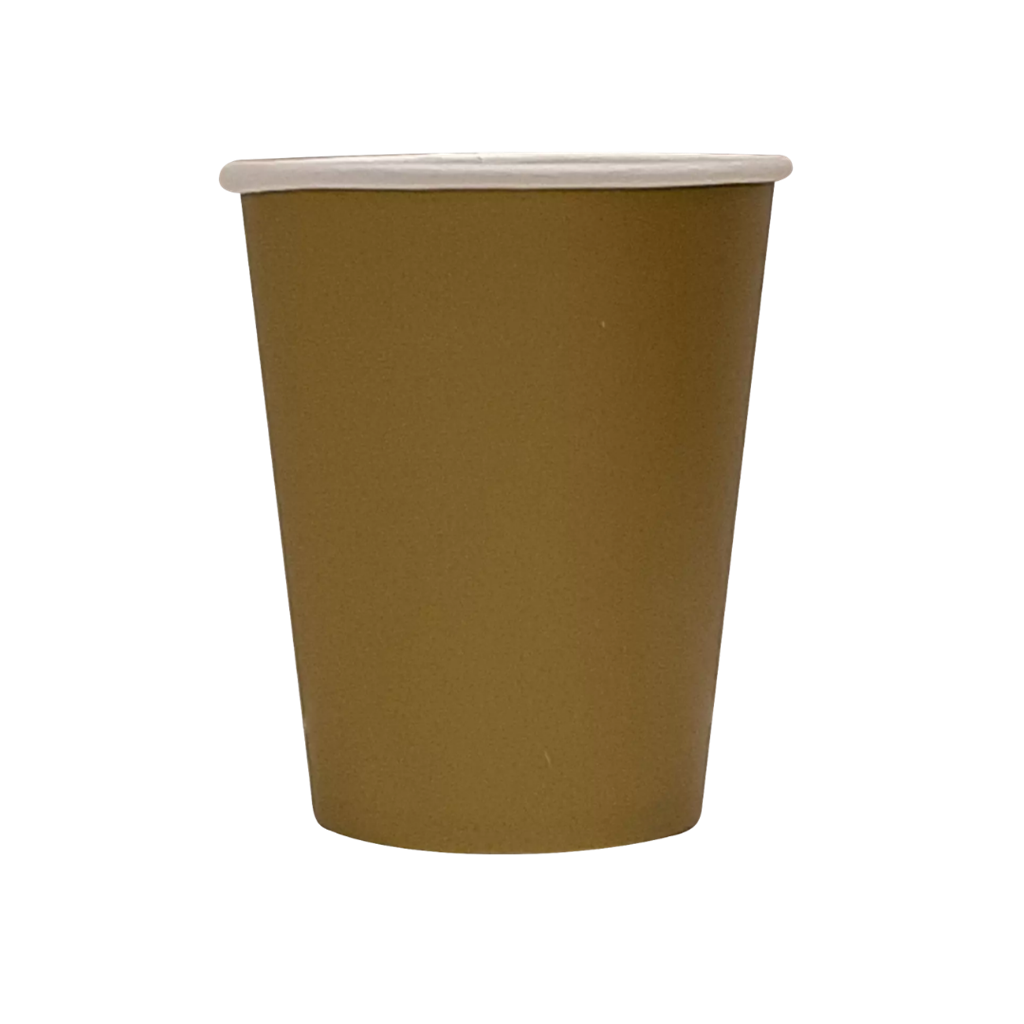 25 goldene Pappbecher - 20 CL