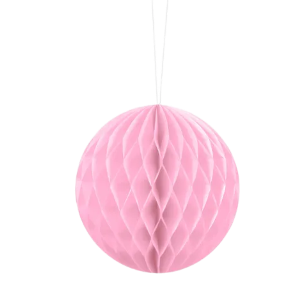 Wabenball hellrosa - 10 cm