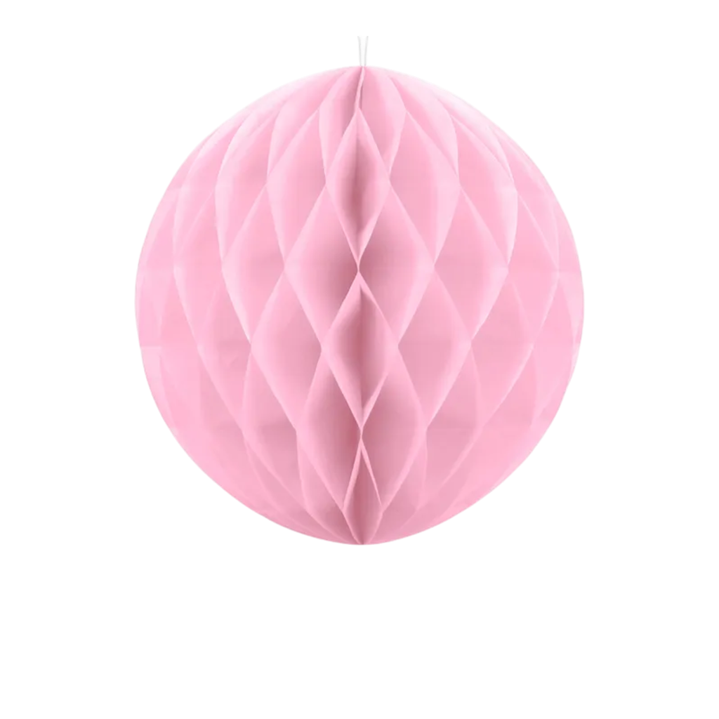Wabenball hellrosa - 20 cm