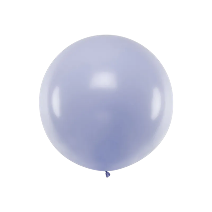 Riesenballon rund hell lila pastell 1 Meter