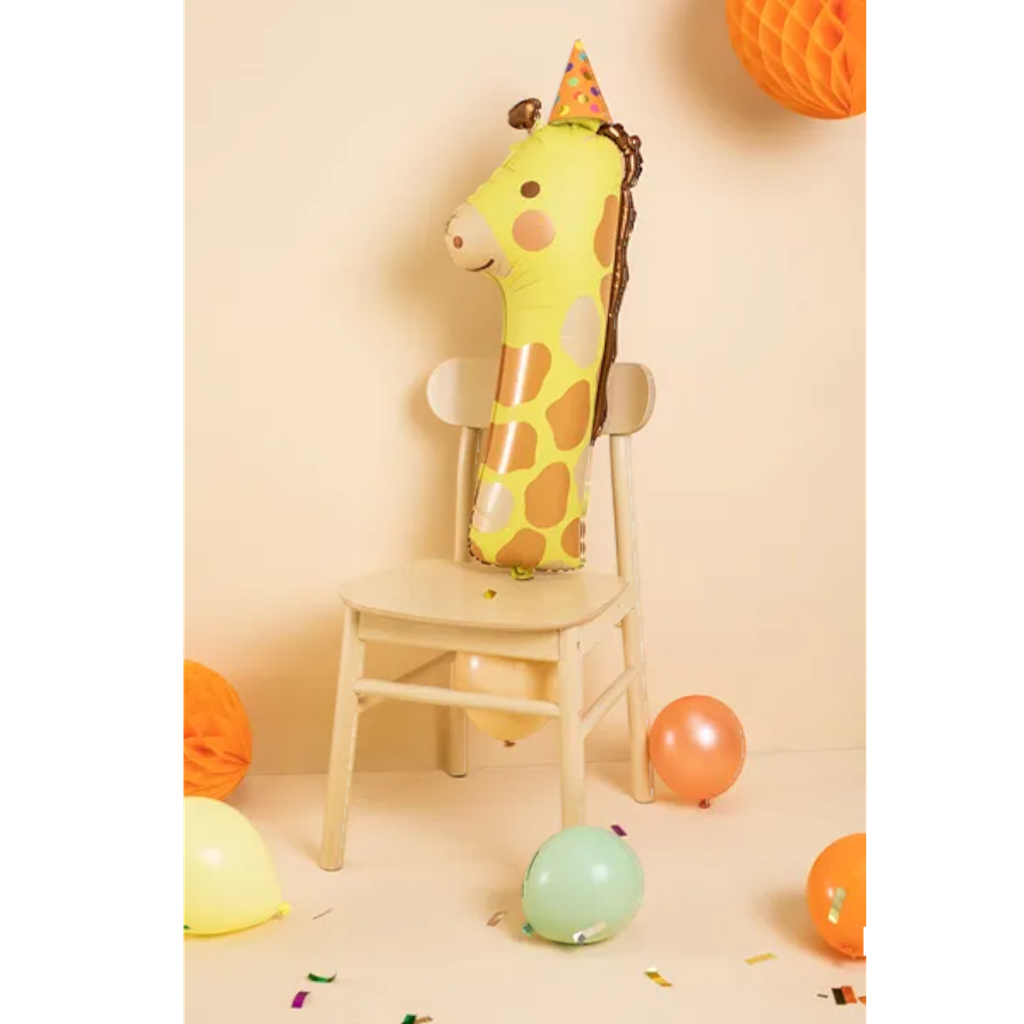Ballon Giraffe Aluminium Ziffer 1