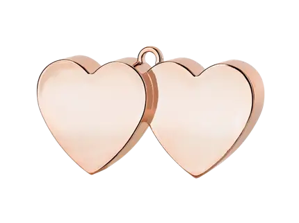 Ballongewicht Herzen, Roségold