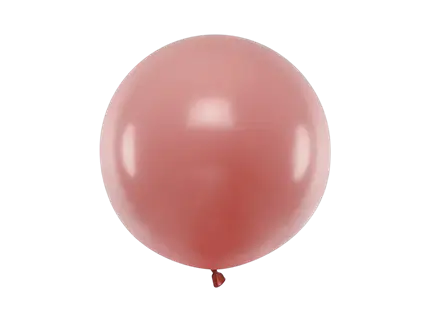 Rundballon 60 cm, pastelliges Wildrosa