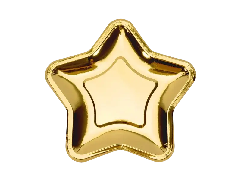 6 Teller Stern Gold (ø18cm)