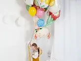 Aluminiumballon Schaf, 87 x 57.5 cm