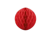 Papierkugel mit Wabenstruktur, rot, 20 cm