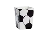 6 Becher Fußball-Popcorn