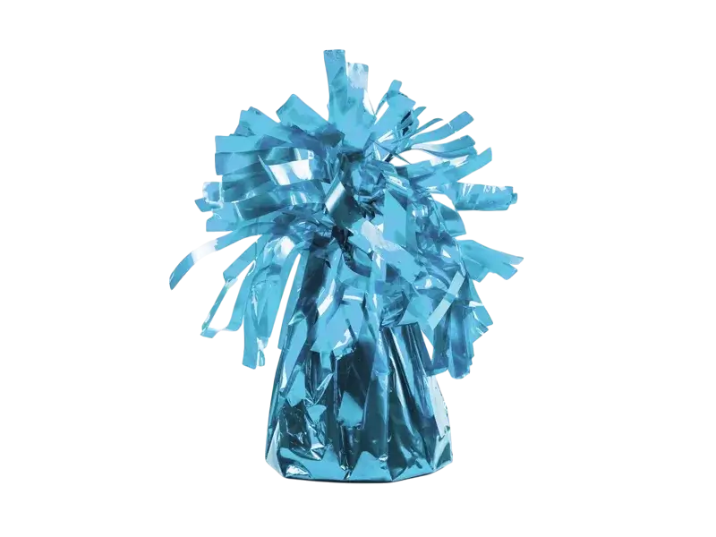 Blaues Metallgewicht für Ballon