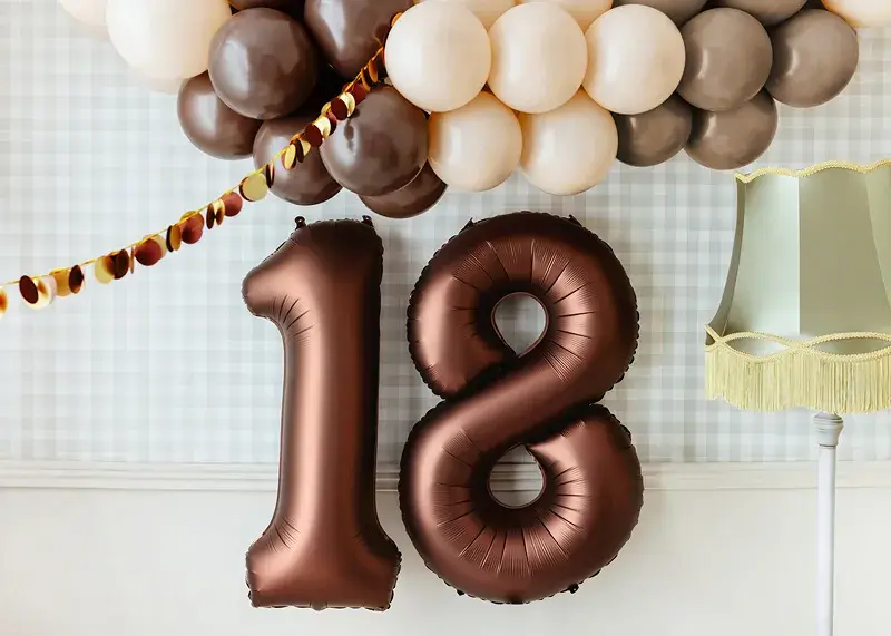 50 Cappucino-Latexballons