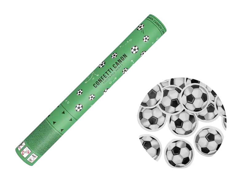 Konfettikanone Fußball