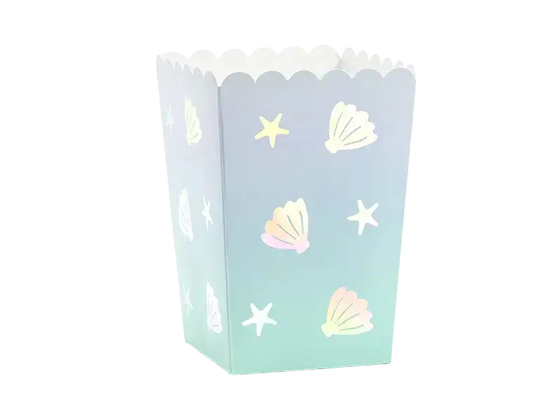 6 Becher Muschelpopcorn