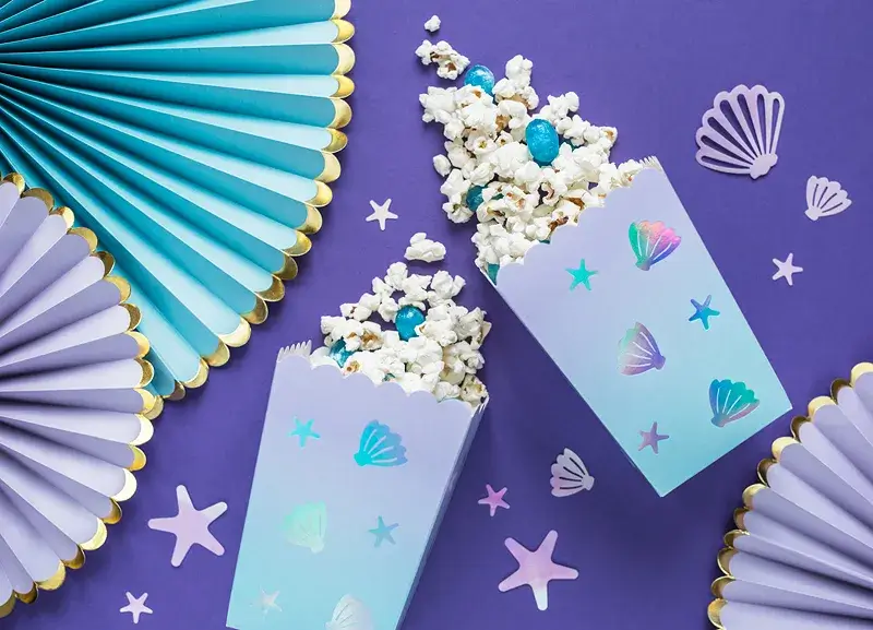 6 Becher Muschelpopcorn